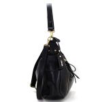 Bolsas Em Couro Legitimo Genuino Lirom Estilo Clássico Preto