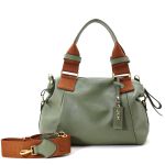 Bolsas Femininas De Couro Legitimo Lirom Macio Alta Qualidade Lançamento Musgo