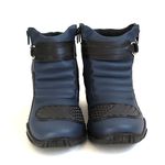 Bota Motociclista Pedal2 Cano Curto Com Ziper Azul