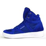 Tenis Botinha Sneakers Cano Alto Top Fitness Azul