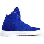 Tenis Botinha Sneakers Cano Alto Top Fitness Azul