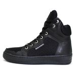 Tenis Botinhas Cano Alto Top Fitness Sola Preta