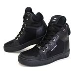 Tenis Botinhas Cano Alto Top Fitness Sola Preta