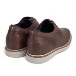 Sapato Social Rafarillo Boston Aumenta Altura Original 99054 Café/Branco