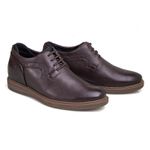 Sapato Social Rafarillo Boston Aumenta Altura Original 99054 Café/Marrom