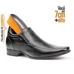 Sapato Rafarillo Social Vegas Alth 7cm Mais Alto Couro 3225 Preto