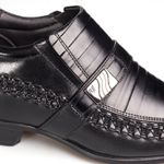 Sapato Social Rafarillo Vegas Você 7cm Mais Alto Couro 3268 Preto