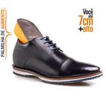 Sapato Social Masculino Rafarillo Alth Aumenta Altura 67052 Preto