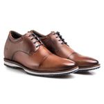 Sapato Social Masculino Rafarillo Alth Aumenta Altura 67052 Whisky