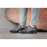 Sapato Jota Pe Couro 3d Conforto Aumenta Altura +6,5cm 79653 Preto