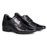 Sapato Social Masculino Rafarillo Alth Com Salto 7cm Preto Marrom Original 53003 Preto
