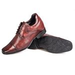 Sapato Social Masculino Rafarillo Alth Com Salto 7cm Preto Marrom Original 53003 Mogno