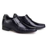 Sapato Social Rafarillo Alth Aumenta Altura 7cm Preto Em Couro Original 3281 Preto