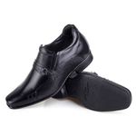Sapato Social Rafarillo Alth Aumenta Altura 7cm Preto Em Couro Original 3281 Preto
