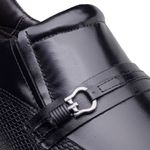 Sapato Social Rafarillo Alth Aumenta Altura 7cm Preto Em Couro Original 3281 Preto
