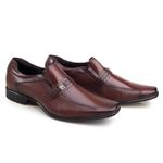 Sapato Masculino Social Rafarillo Em Couro 34054-102 Mogno Mogno