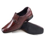 Sapato Masculino Social Rafarillo Em Couro 34054-102 Mogno Mogno