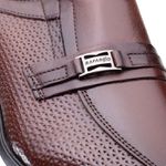 Sapato Masculino Social Rafarillo Em Couro 34054-102 Mogno Mogno