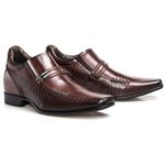 Sapato Rafarillo Alth Aumenta Altura 7cm 3263 Marrom Mogno Mogno