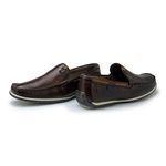 Sapato Mocassim Masculino Laroche Couro Paraty Preto Café Café