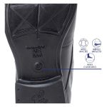 Sapato Social Couro Jota Pe Confortável Cadarço 77500 Airbag Preto
