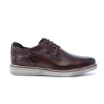 Sapato Social Rafarillo Casual Esportivo Cadarço Couro Legítimo Preto Café Oxford 99004 Café