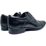 Sapato Social Masculino Rafarillo Em Couro Preto Original Casual Lançamento Preto