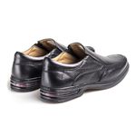 Sapato Rafarillo Conforto Extra Preto Couro 39001 Duo Air Preto