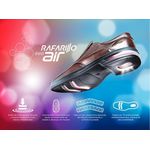 Sapato Rafarillo Conforto Extra Preto Couro 39001 Duo Air Café