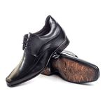 Sapato Rafarillo Vegas Alth Você+Alto 7cm Preto 3206 Couro Preto