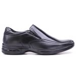 Sapato Social Masculino Pelica Jota Pe 3d Couro Original Preto