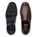 Sapato Social Masculino Pelica Jota Pe 3d Couro Original Café