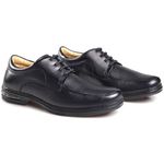Sapato Masculino Rafarillo Conforto Extra Duo Tech Couro 39007 Preto