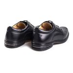 Sapato Masculino Rafarillo Conforto Extra Duo Tech Couro 39007 Preto