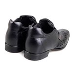 Sapato Social Rafarillo Vegas Aumenta Altura Em Couro 3283 Preto