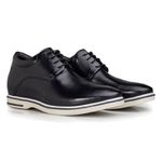 Sapato Social Rafarillo Vogue Alth Em Couro Original 64051 Preto/Branco