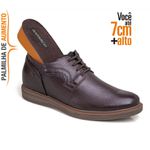 Sapato Social Rafarillo Boston Aumenta Altura Original 99054 Café/Marrom
