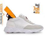 Tênis Masculino Rafarillo Beats Aumenta 7cm de Altura 68053 Branco