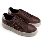Tênis Rafarillo Masculino Sense Conforto Casual Urbano 1102 Café