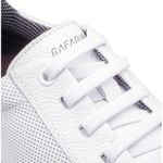 Tênis Masculino Rafarillo Alth Em Couro Aumenta Altura 7cm Branco