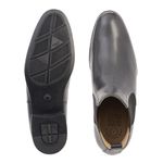 Bota Botina Masculina Social Em Couro Preto Marrom Jota Pe Preto