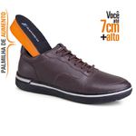 Tênis Masculino Rafarillo Nivus Aumenta 7cm de Altura 91053 Castanho