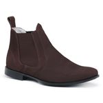 Bota Chelsea Camurça Chocolate
