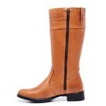 Bota Montaria Feminina Couro whisky