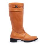 Bota Montaria Feminina Couro whisky