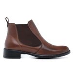 Bota Feminina Casual Cano Baixo Camel