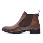 Bota Feminina Casual Cano Baixo Camel