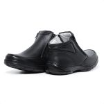 Botina Sapato Conforto Couro Legitimo Palmilha Em Gel