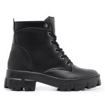 Coturno Feminino Preto Sintético