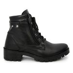 Coturno Feminino Tratorado Preto Zara